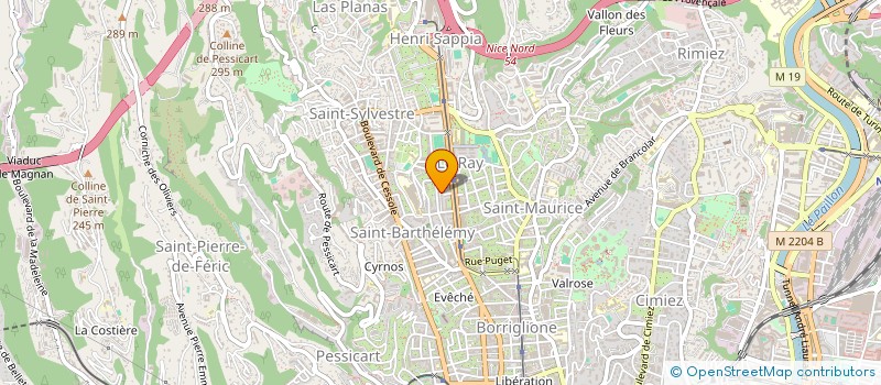localisation de l'entreprise SCI SUPAT  NICE