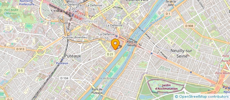 localisation de l'entreprise SCI SUPER AIX PAUL CEZANNE  PUTEAUX