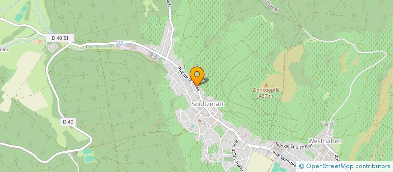 localisation de l'entreprise SCI SUPER BESSE  SOULTZMATT