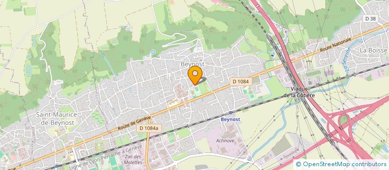 localisation de l'entreprise SCI SUPER COTIERE à BEYNOST