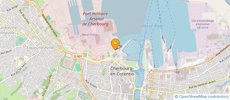 localisation de l'entreprise SCI SUPER NOVA à CHERBOURG-EN-COTENTIN