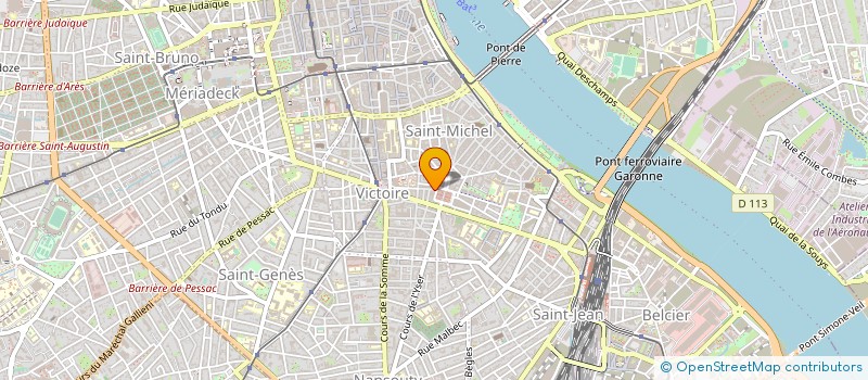 localisation de l'entreprise SCI SUPERMARCHE DU MEDOC à BORDEAUX