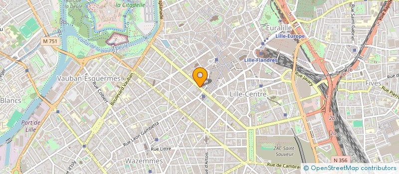 localisation de l'entreprise SCI SUPERNOTAIRES à LILLE