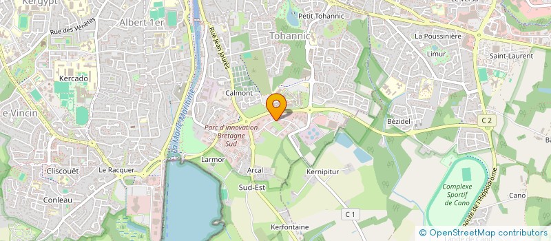 localisation de l'entreprise SCI SUPGREEN à VANNES