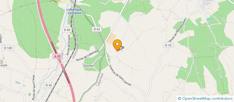 localisation de l'entreprise SCI SUPHY  LALBENQUE