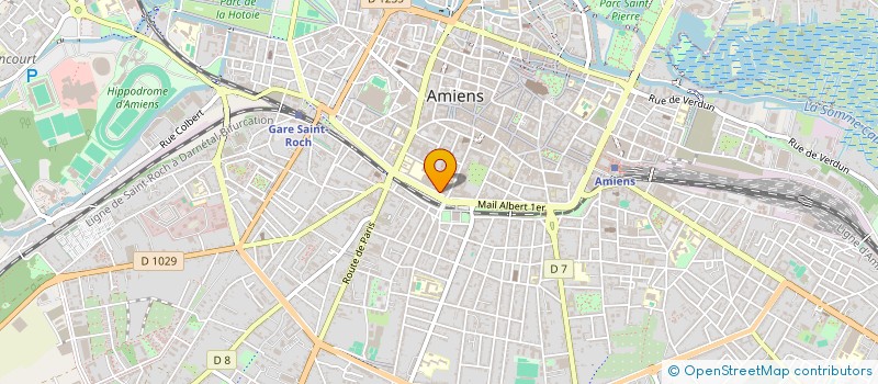 localisation de l'entreprise SCI SUPPORT à AMIENS