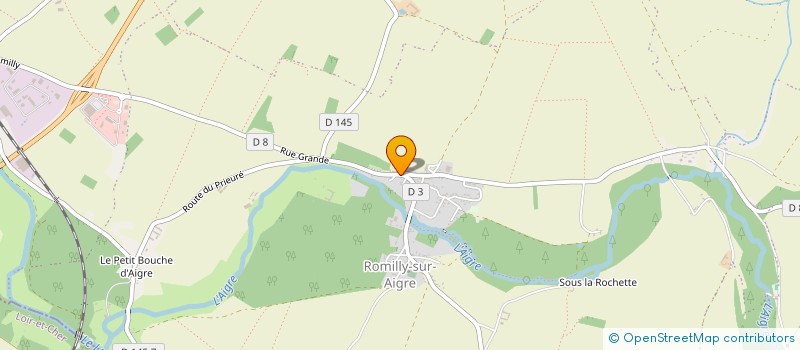 localisation de l'entreprise SCI SUR AIGRE à CLOYES-LES-TROIS-RIVIERES