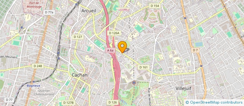 localisation de l'entreprise SCI SUR CHABLE  ARCUEIL