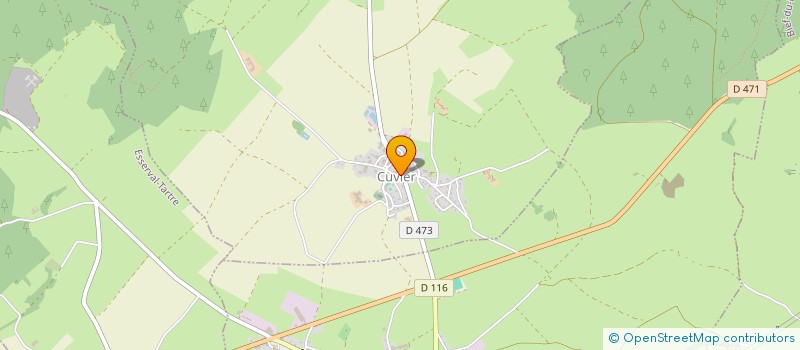 localisation de l'entreprise SCI SUR CHAMPLAINE  CUVIER