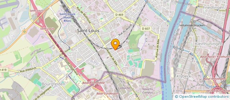 localisation de l'entreprise SCI SUR KRUTH  SAINT-LOUIS