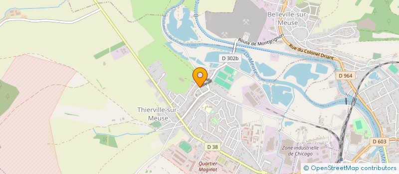 localisation de l'entreprise SCI SUR L AIE à THIERVILLE-SUR-MEUSE