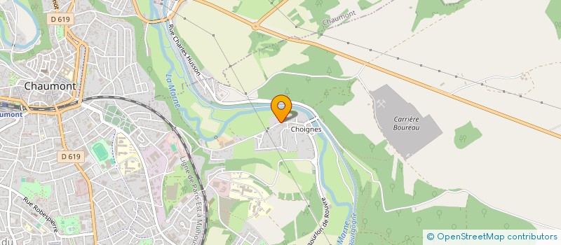 localisation de l'entreprise SCI SUR LA RIVIERE à CHAMARANDES-CHOIGNES