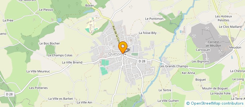 localisation de l'entreprise SCI SUR LE DOMAINE à QUESSOY
