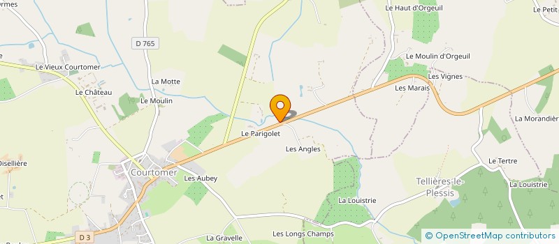 localisation de l'entreprise SCI SUR LE MOULIN à FERRIERES-LA-VERRERIE