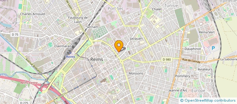 localisation de l'entreprise SCI SUR LE TOIT  REIMS