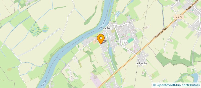 localisation de l'entreprise SCI SUR LES ETANGS  ALLERIOT