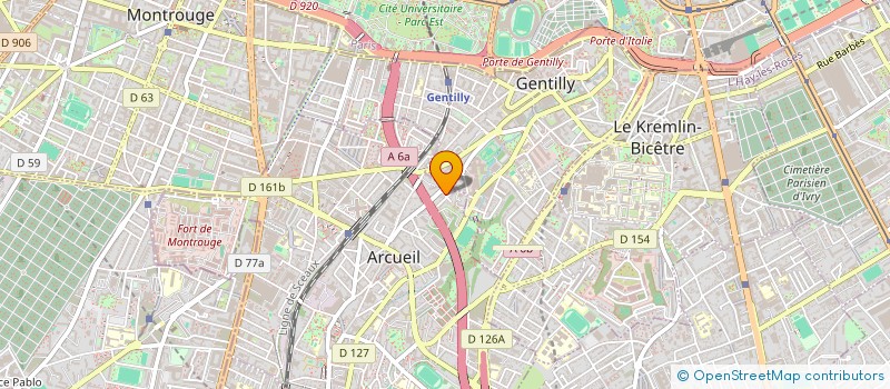 localisation de l'entreprise SCI SURAJ  ARCUEIL