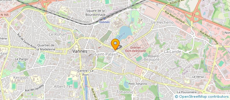 localisation de l'entreprise SCI SURCOUF à VANNES