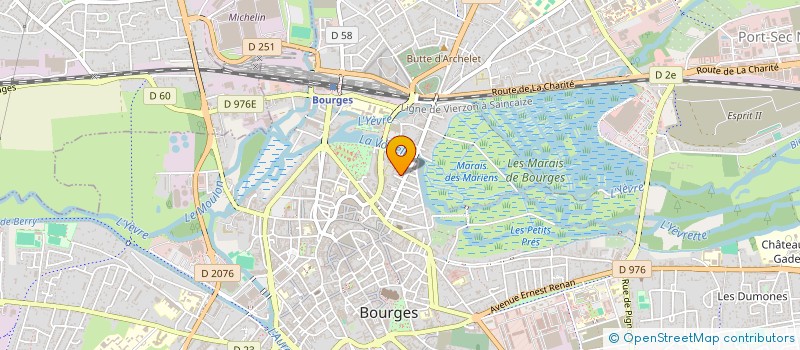 localisation de l'entreprise SCI SURCOUF  BOURGES