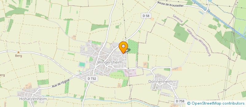 localisation de l'entreprise SCI SURCOUF  WINGERSHEIM LES QUATRE BANS