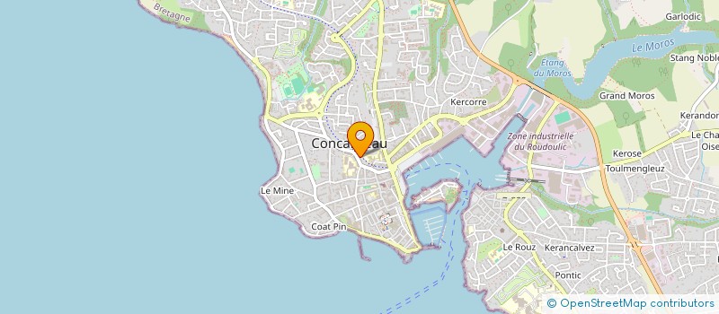 localisation de l'entreprise SCI SURCOUF CONSTRUCTION VENTE  CONCARNEAU