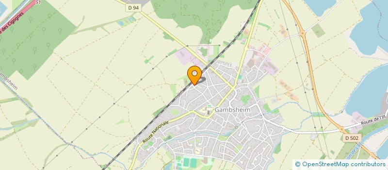 localisation de l'entreprise SCI SUREAU  GAMBSHEIM