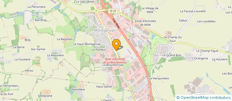 localisation de l'entreprise SCI SUREAU  LA MEZIERE