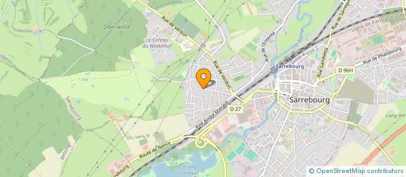 localisation de l'entreprise SCI SURGES à SARREBOURG