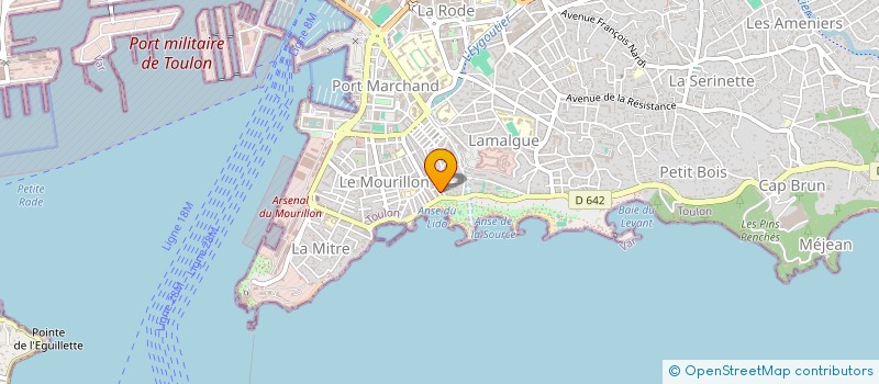 localisation de l'entreprise SCI SURGICO  TOULON