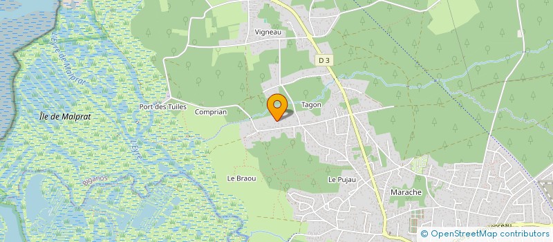 localisation de l'entreprise SCI SURI 4  BIGANOS