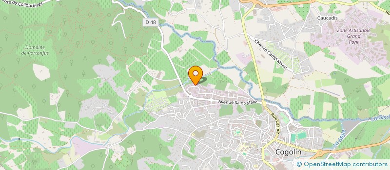 localisation de l'entreprise SCI SURICAT à COGOLIN