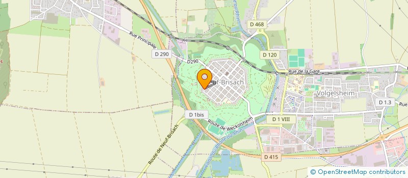 localisation de l'entreprise SCI SURICATE  NEUF-BRISACH