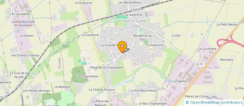 localisation de l'entreprise SCI SURICATI à NOTRE-DAME-D'OE