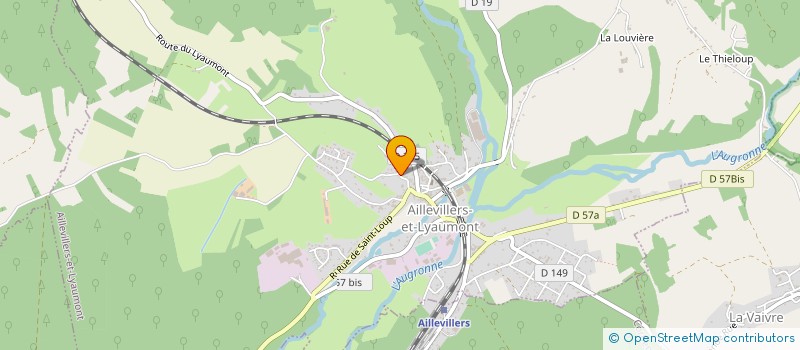 localisation de l'entreprise SCI SURLOT  AILLEVILLERS-ET-LYAUMONT