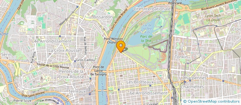 localisation de l'entreprise SCI SURO  LYON