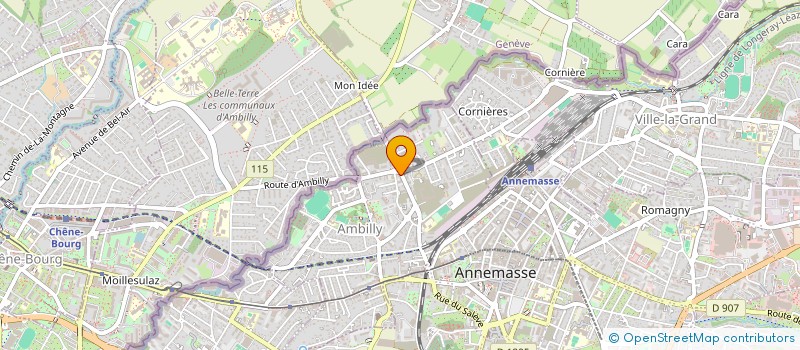 localisation de l'entreprise SCI SURPRISE à ANNEMASSE