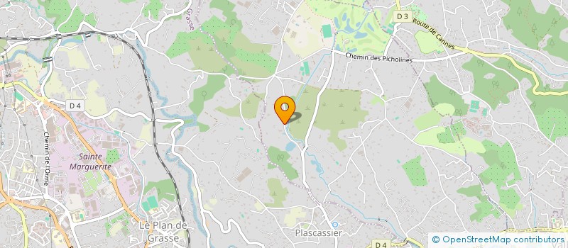 localisation de l'entreprise SCI SURSUM CORDA  CHATEAUNEUF-GRASSE