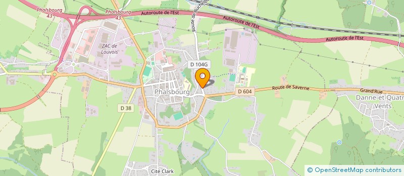 localisation de l'entreprise SCI SURU LERE  PHALSBOURG