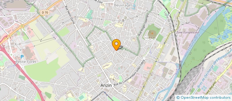 localisation de l'entreprise SCI SURY IMMOBILIER  ANZIN