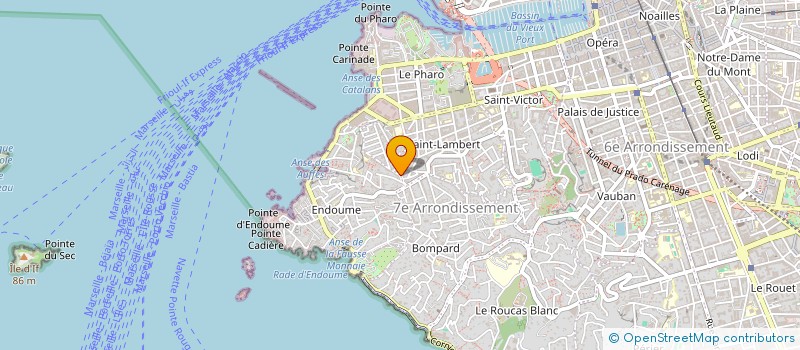 localisation de l'entreprise SCI SURYA à MARSEILLE