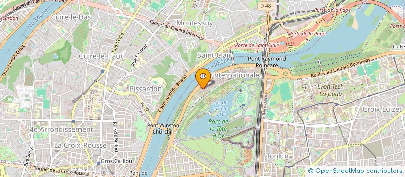 localisation de l'entreprise SCI SURYMAR  LYON