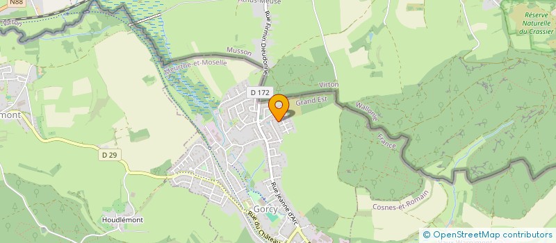 localisation de l'entreprise SCI SUTERA  GORCY