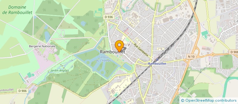 localisation de l'entreprise SCI SUTOL  RAMBOUILLET