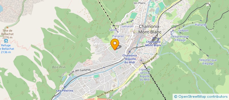 localisation de l'entreprise SCI SUWANIPA à CHAMONIX-MONT-BLANC