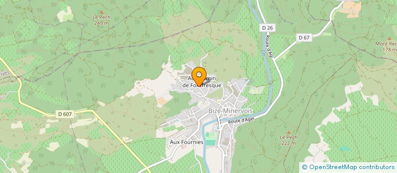 localisation de l'entreprise SCI SUZANN  BIZE-MINERVOIS