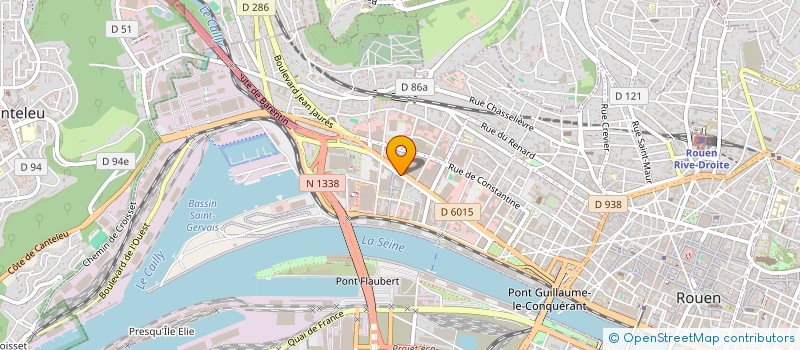 localisation de l'entreprise SCI SUZANNE  ROUEN