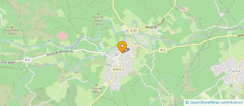 localisation de l'entreprise SCI SUZANNE  FOURQUES