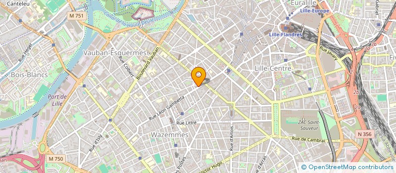 localisation de l'entreprise SCI SUZANNE à LILLE