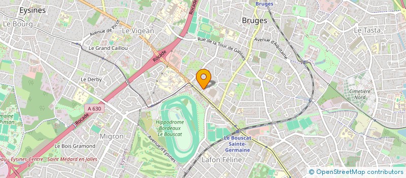 localisation de l'entreprise SCI SUZANNE  BRUGES