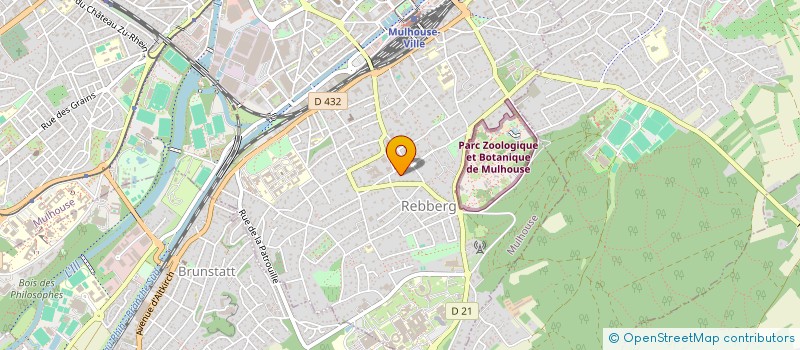 localisation de l'entreprise SCI SUZANNE  MULHOUSE